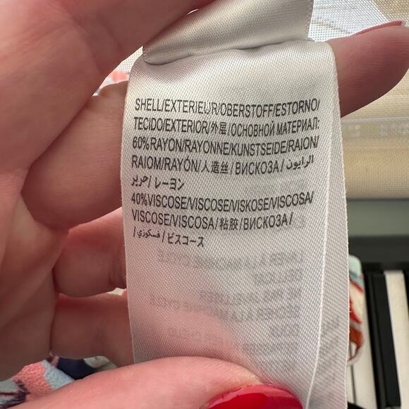 Farm Rio Womens Multicolor Ikat-Print Mini Wrap Dress Size XS - Picture 10 of 13